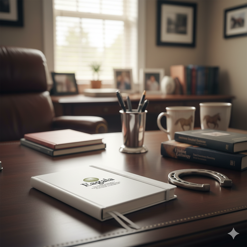 Hardcover bound notebook