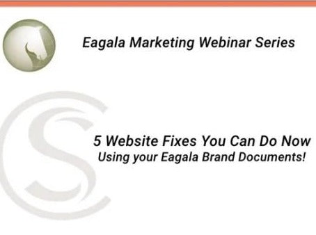 Using your Eagala Brand Documents Webinars