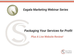 Pricing & Packaging Your Services for Profit Webinar