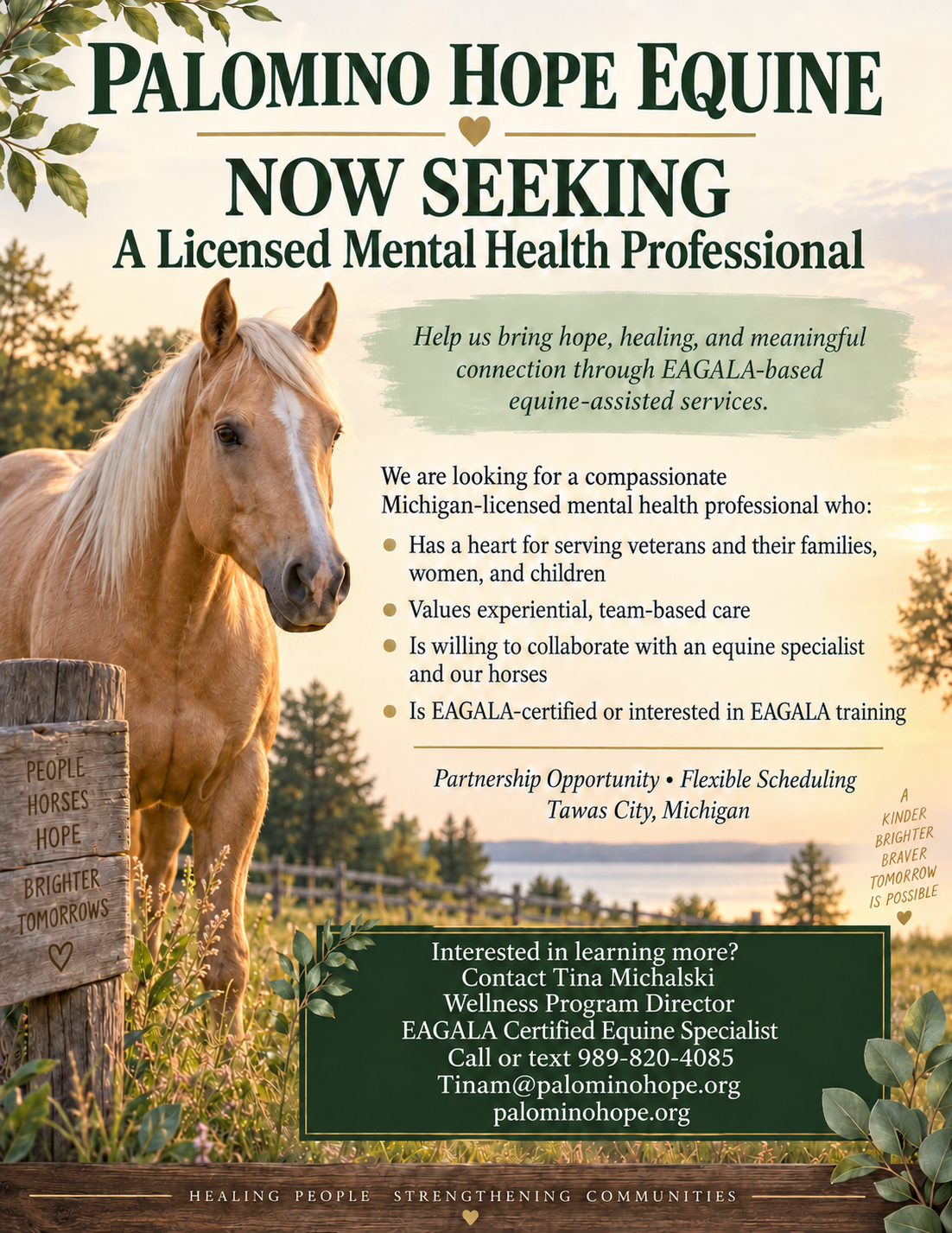 Seeking Michigan Licensed Mental Health Professionals