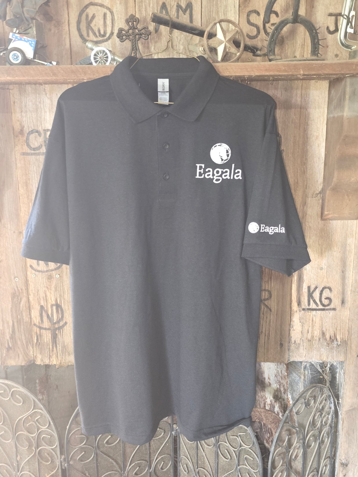 Unisex Black Polo