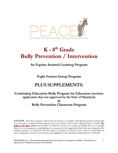 Bully Prevention / Intervention EAL Program