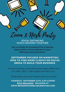 September 24, 2020 Southeast Florida Eagala Zoom Networking Group